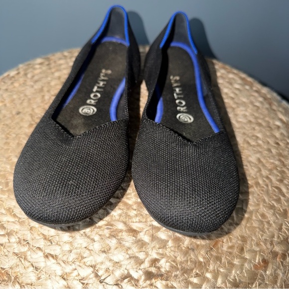 Rothy's The Flat Black Women's Slip On Flats Size 9 - Picture 4 of 10